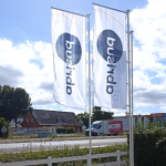 Image d'un drapeau publicitaire